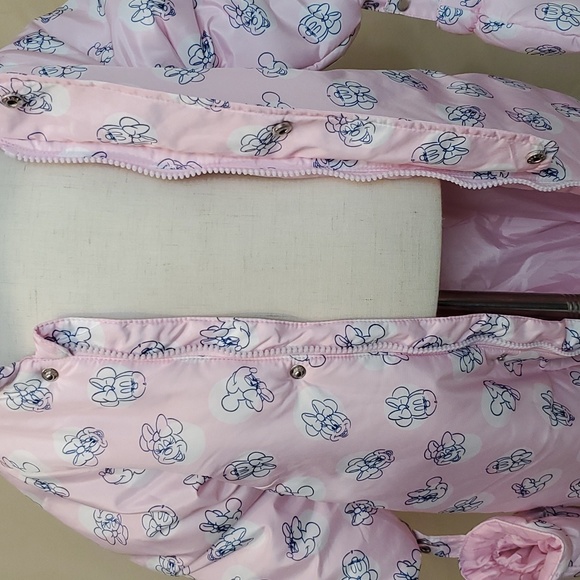 NWT Disney Baby Pink Minnie Mouse Snowsuit - 18 Months - Picture 10 of 14